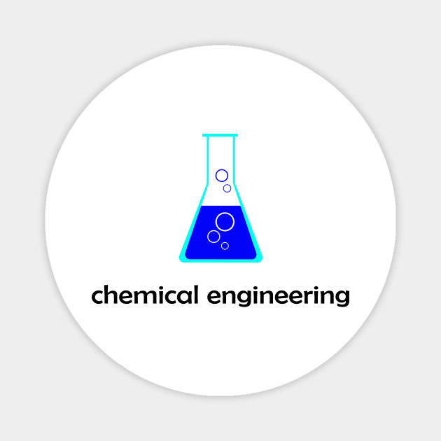 chemical engineering logo engineer t-shirt Magnet by PrisDesign99